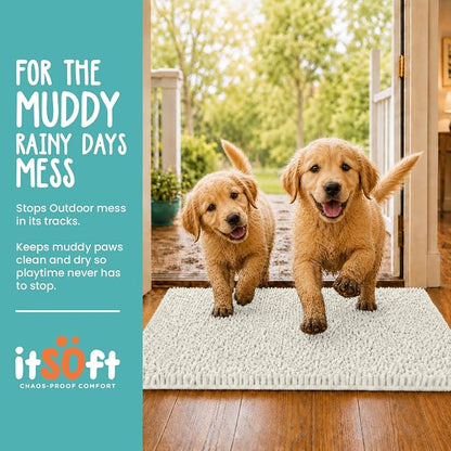 Dog Rugs for Muddy Paws 59x21 | Cleaner Mud Free Floors | Muddy Dogs Mats for - Image 2