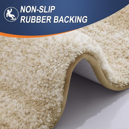 OLANLY Bathroom Runner Rugs Mat 70x24, Extra Soft Absorbent Microfiber Bath Rugs - Image 4