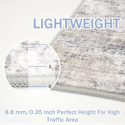 IOHOUZE Abstract Area Rug 4x5 Ft Washable Rugs - Image 4