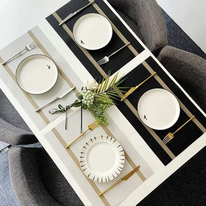 PIGCHCY Luxurious Placemats Set of 4, Non-Slip Placemats Easy to Wipe Clean - Image 6