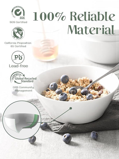 DOWAN 32 OZ Large Soup Bowls Set of 4 - Image 2