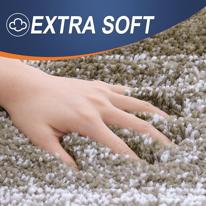 OLANLY Small Bathroom Rugs Mat 24x16, Extra Soft Absorbent Microfiber Bath Rugs - Image 3