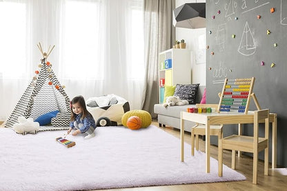 TWINNIS Super Soft Shaggy Rugs Fluffy Carpets, 5x8 Feet, Indoor Modern Plush - Image 4