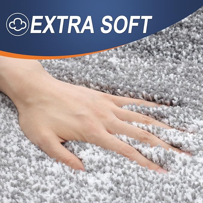 OLANLY Bathroom Runner Rugs Mat 47x24, Extra Soft Absorbent Microfiber Bath Rugs - Image 3