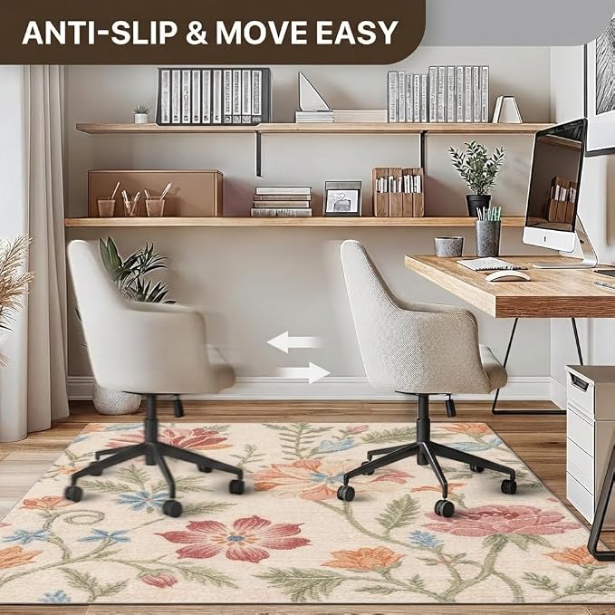 48"x60" Office Chair Mat for Hardwood Tile Floor, Under Desk Carpet Protector - Image 4