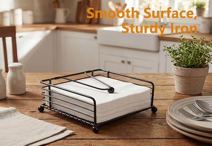 hiwafifi Napkin Holder for Table, Flat Napkin Dispenser - Image 4