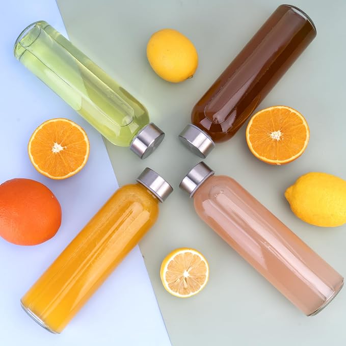 Sursip 18oz Glass Water Bottle Set of 6 - Image 8