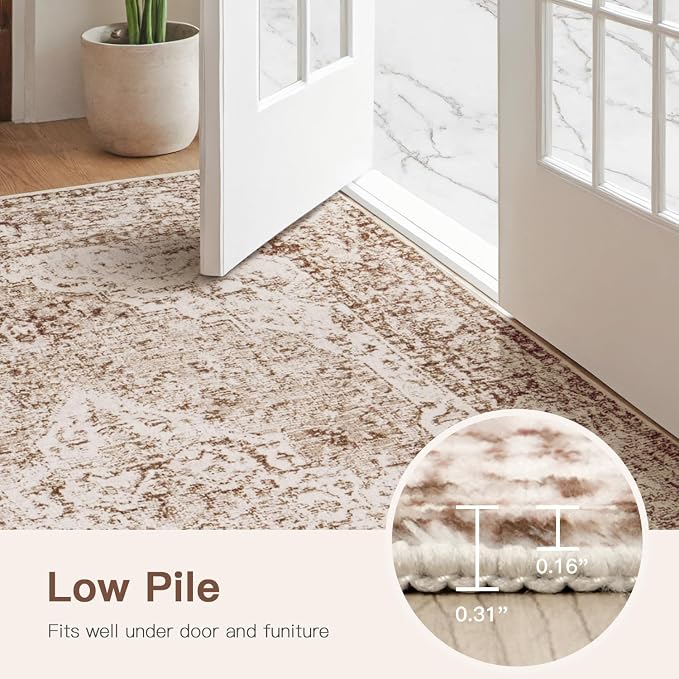 Lofus 5x7 Area Rugs for Living Room, Washable Area Rug, Rugs for Bedroom - Image 8