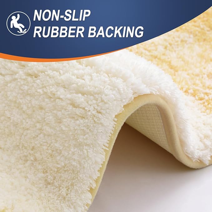 OLANLY Bathroom Runner Rugs Mat 47x20, Extra Soft Absorbent Microfiber Bath Rug - Image 5
