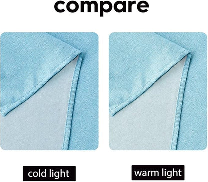 Artoid Mode Light Blue Table Runner, Seasonal Summer Washable Kitchen Dining - Image 5
