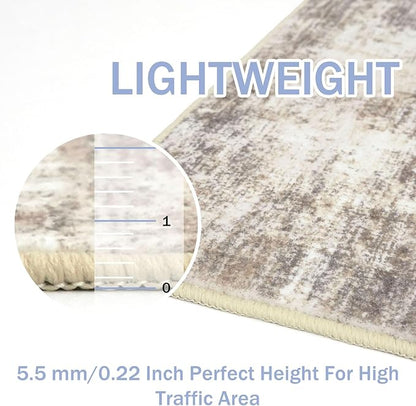 IOHOUZE Abstract Runner Rug 3x14 Ft Washable Runners - Image 5
