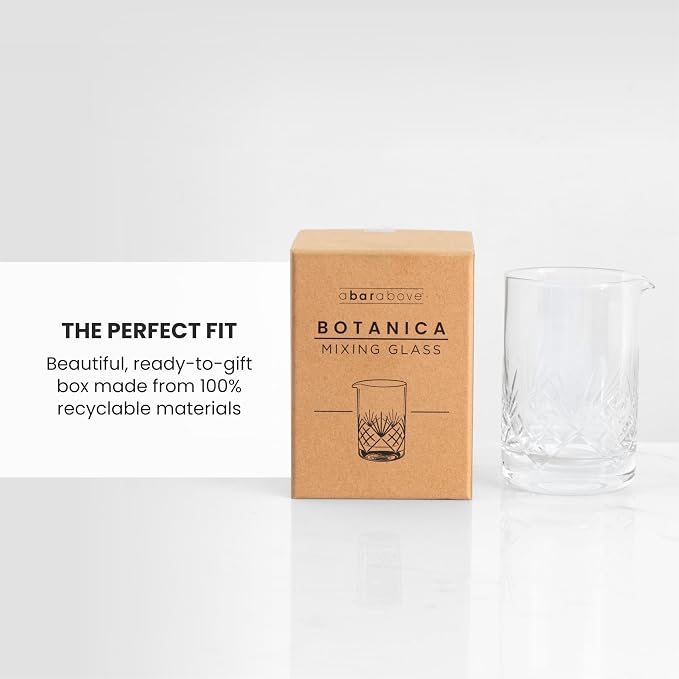 A Bar Above Cocktail Mixing Glass, Botanica Style Stirring Pitcher, 18 Oz - Image 6