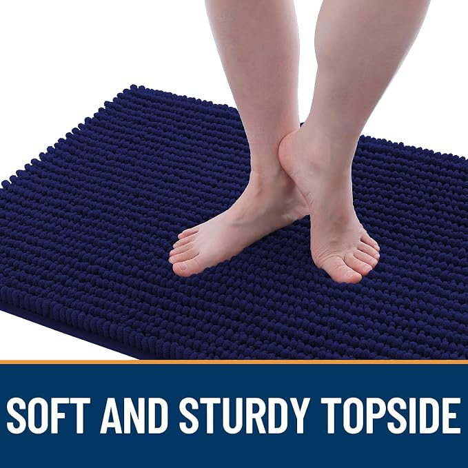 OLANLY Dog Door Mat for Muddy Paws 36x24, Ultra Absorbent Chenille Mud Doormat - Image 3