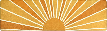 Lahome Boho Sun Runners Rug: 2'x8' Non-Slip & Washable Low-Pile Rug - Image 3