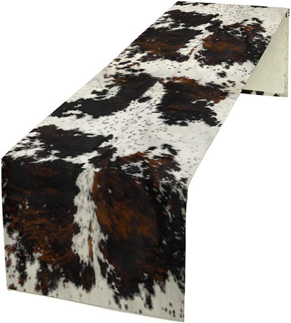 Cow Print Table Runner, 13x70 Inch by Yearn+Jear
