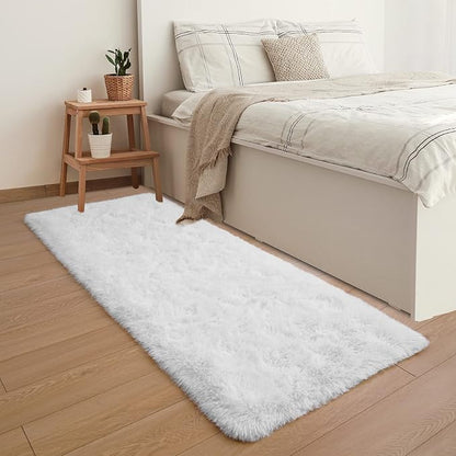 YJ.GWL Soft Runner Rug for Bedroom Living Room Plush Fluffy Rugs 2x6 Feet - Image 7