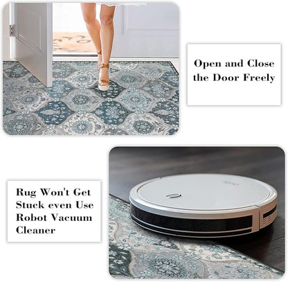 Lahome Moroccan Washable Round Rugs - Image 4