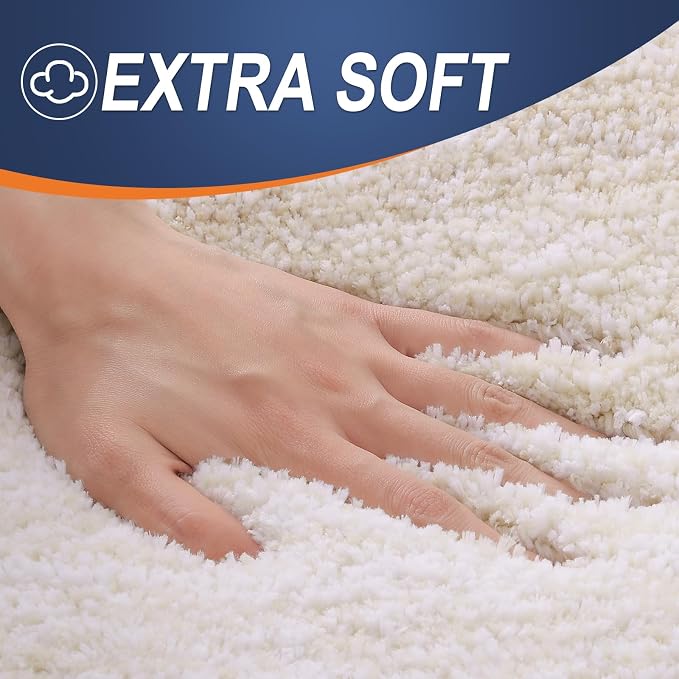 OLANLY Bathroom Runner Rugs Mat 47x20, Extra Soft Absorbent Microfiber Bath Rugs - Image 2