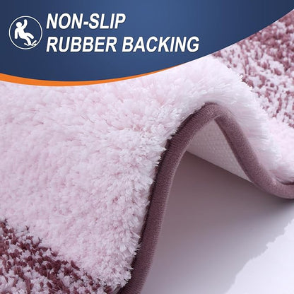 OLANLY Bathroom Runner Rugs Mat 70x24, Extra Soft Absorbent Microfiber Bath Rugs - Image 4