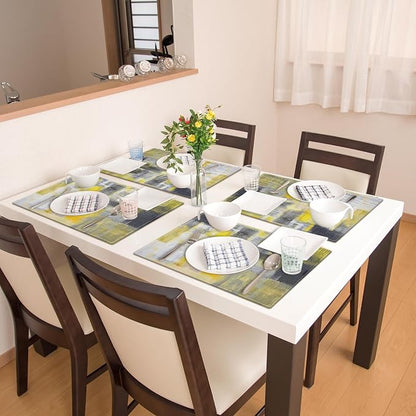 Emvency Farmhouse Placemats Set of 4, 12x18 Inch - Image 6