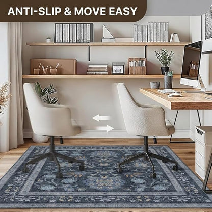 48"x72" Office Chair Mat for Hardwood Tile Floor, Under Desk Carpet Protector - Image 4