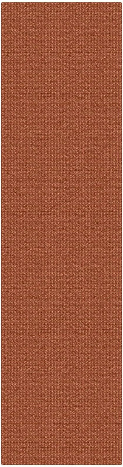 KOZYFLY Orange Runners Rugs for Hallway 2.5'x10', Washable Runner Rug, Woven - Image 9