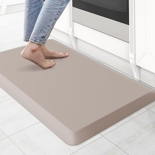 KitchenClouds Kitchen Mat Cushioned Anti Fatigue Kitchen Rug 0.8inch Waterproof by KitchenClouds