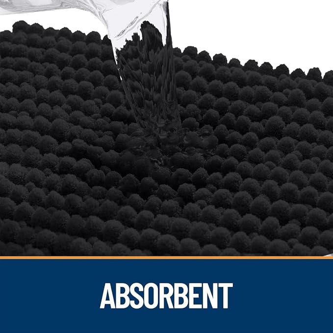 OLANLY Dog Door Mat for Muddy Paws 59x35, Ultra Absorbent Chenille Mud Doormat - Image 4
