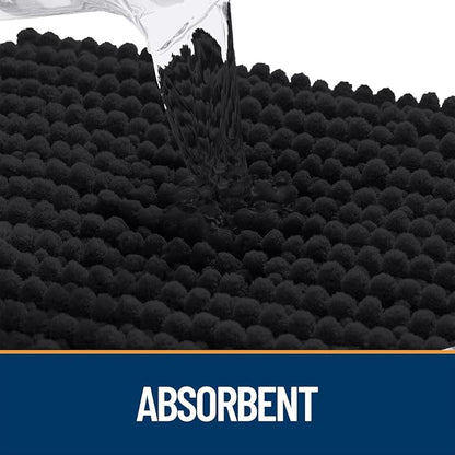 OLANLY Dog Door Mat for Muddy Paws 59x35, Ultra Absorbent Chenille Mud Doormat - Image 4