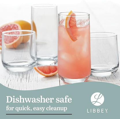 Libbey Ascent Tumbler & Rocks Drinking Glasses Set of 16, and More - Image 5