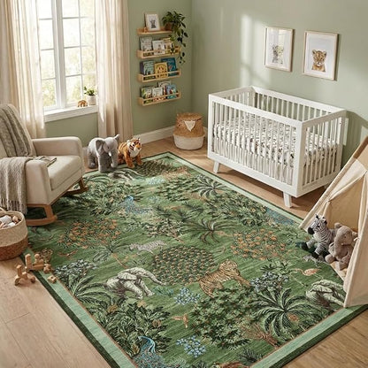 GarveeHome Jungle Washable Rug 9x12 Area Rugs - Image 2