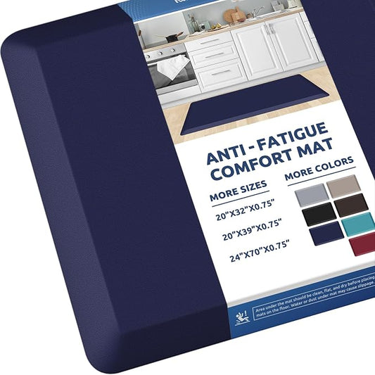 KitchenClouds Kitchen Mat Cushioned Anti Fatigue Rug 24"x70" Water Resistant by KitchenClouds