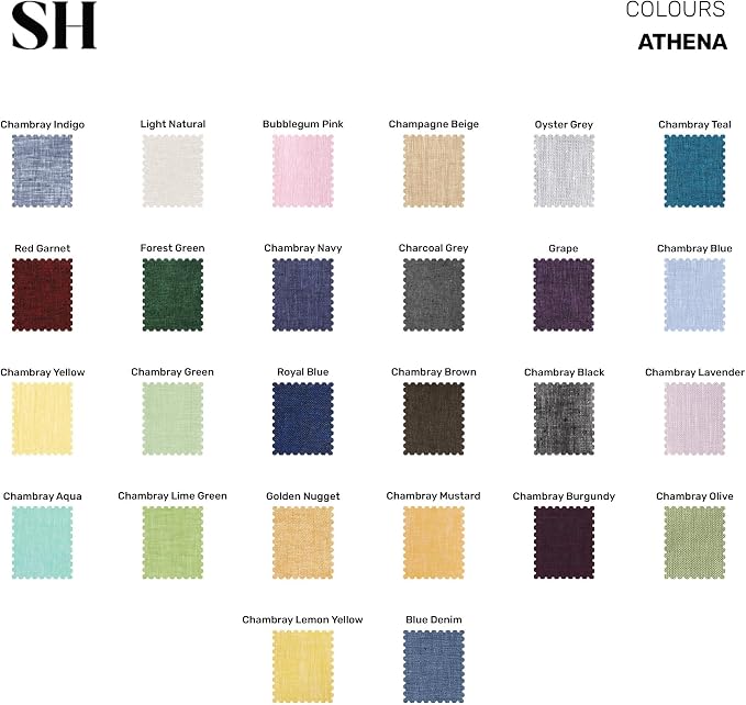 Solino Home 100% Pure Linen Table Runner Chambray Grey, Athena 14 x 144 in | - Image 5
