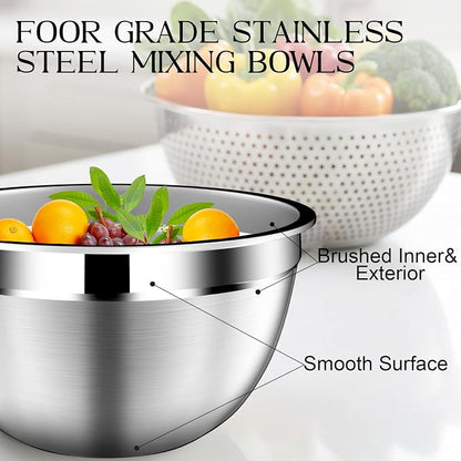 DUTZUN Colorful Mixing Bowls - Image 8