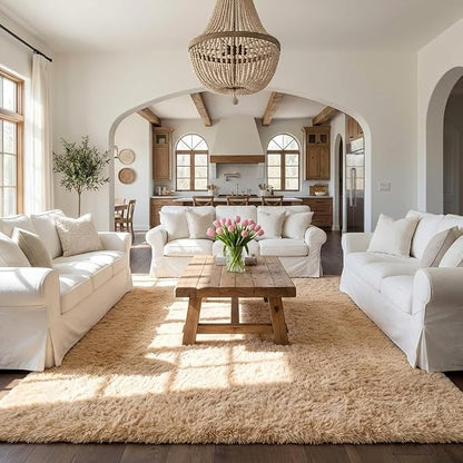 Mugorn Area Rugs 10x14 Living Room, Large Fluffy Area Rugs - Image 8