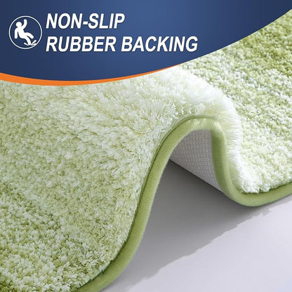 OLANLY Bathroom Runner Rugs Mat 47x24, Extra Soft Absorbent Microfiber Bath Rugs - Image 5