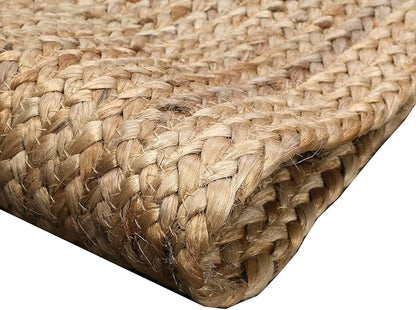 Pack of 1 Handwoven Rectangle Jute Braided Table Runner 13 x 36 Inch, 100% - Image 3