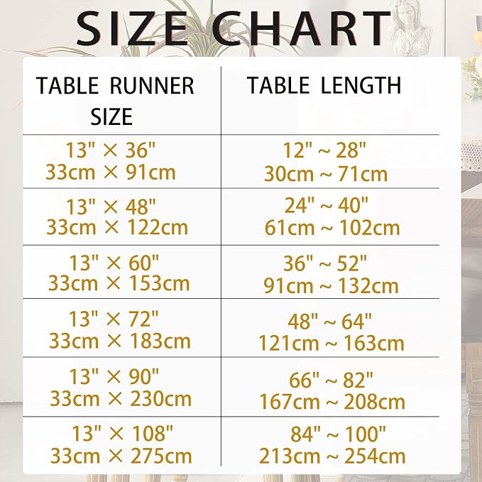 Wracra Linen Table Runner, Burlap Dusty Blue Table Runners 48 Inches Long | - Image 6