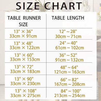Wracra Linen Table Runner, Burlap Dusty Blue Table Runners 48 Inches Long | - Image 6