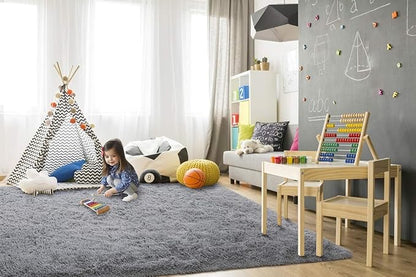 TWINNIS Super Soft Shaggy Rugs Fluffy Carpets, 9x11 Feet, Indoor Modern Plush - Image 4