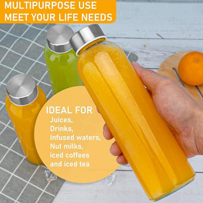 Sursip 18oz Glass Water Bottle Set of 6 - Image 2