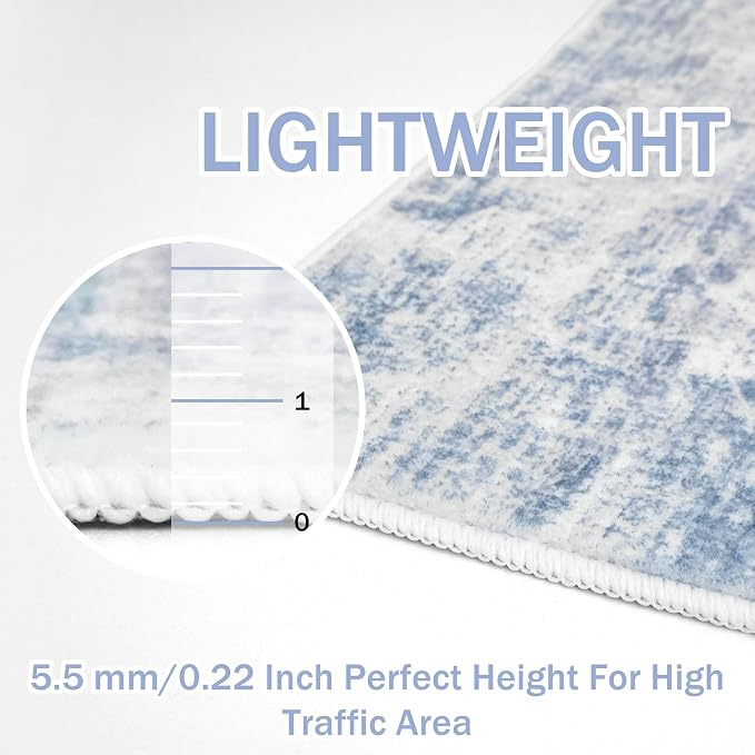 IOHOUZE Abstract Area Rugs 5x7 Ft Washable Rugs - Image 6