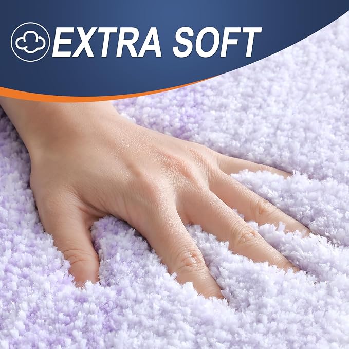 OLANLY Large Bathroom Rugs Mat 50x30, Extra Soft Absorbent Microfiber Bath Rug - Image 3