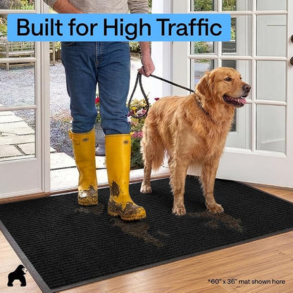 GORILLA GRIP Waterproof Traffic Guard Door Mat, 2 Pack Heavy Duty Entryway Mats - Image 7