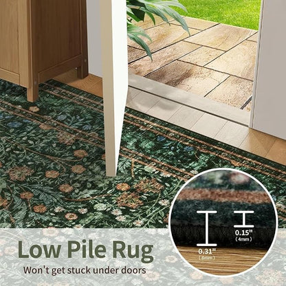 Rugxara 5x7 Area Rugs for Living Room Bedroom, Large Washable Rug, Non Slip & - Image 8