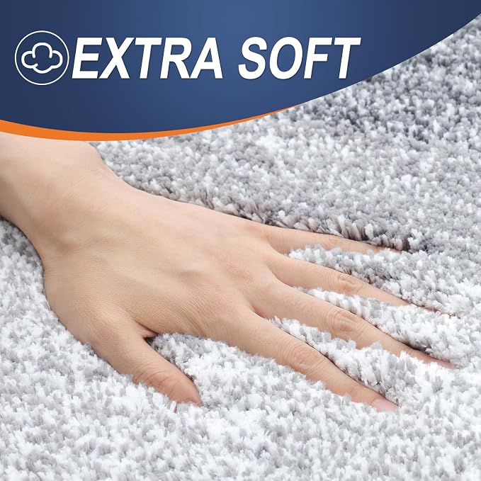 OLANLY Bathroom Runner Rugs Mat 70x24, Extra Soft Absorbent Microfiber Bath Rugs - Image 2