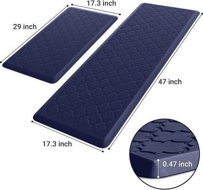 Kitchen Mat Cushioned Anti-Fatigue Floor Mat Water Resistant Non-Skid Kitchen - Image 2