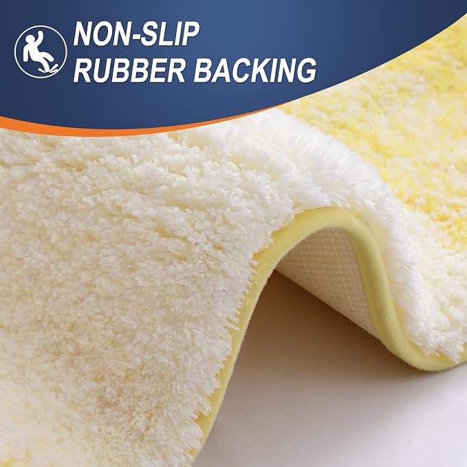 OLANLY Bathroom Rugs Mat 30x20, Extra Soft Absorbent Microfiber Bath Rugs - Image 5