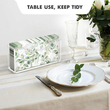 Kordory Clear Acrylic Vertical Guest Towel Holder, Large Napkin Holder | - Image 6