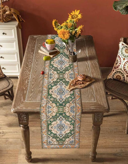 Boho Table Runners 70 Inches Long, Vintage Western Kitchen Dining Tables - Image 4